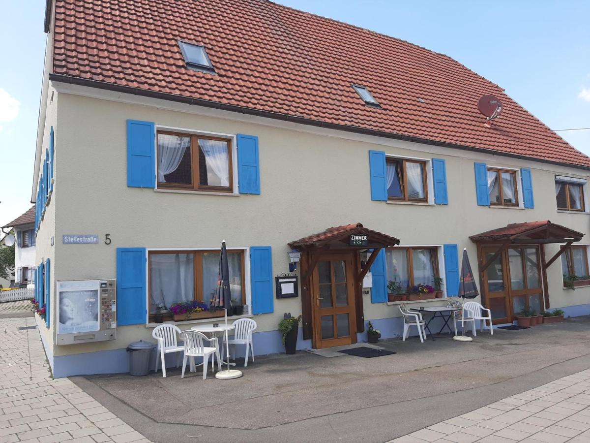 Gaestehaus Pension Waldhorn Weilen unter den Rinnen Bagian luar foto